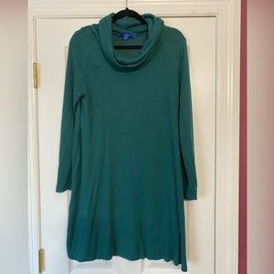 Women’s Size L Cowl Neck Turtleneck Sweater Dress.